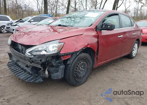 2017 Nissan Sentra Sv z USA, uszkodzony, nr VIN 3N1AB7AP5HL651788
